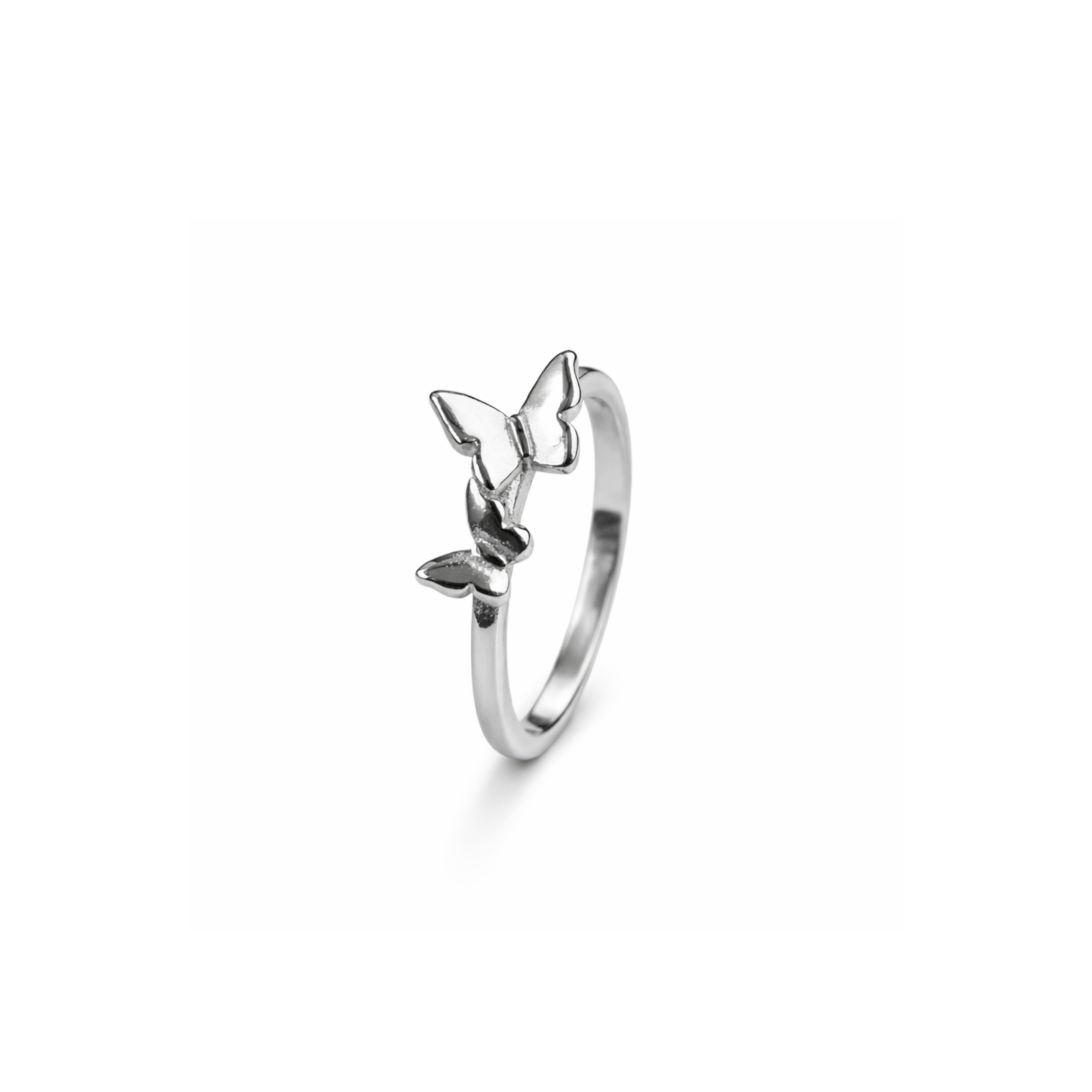 925 Silver Butterfly Plain casting Ring