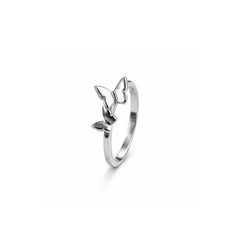 925 Silver Butterfly Plain casting Ring