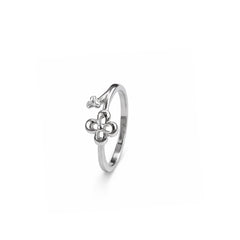 925 Silver Flower Plain casting Ring