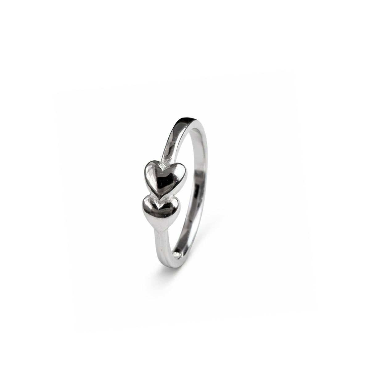 925 Silver Plain Casting Heart Shape Ring