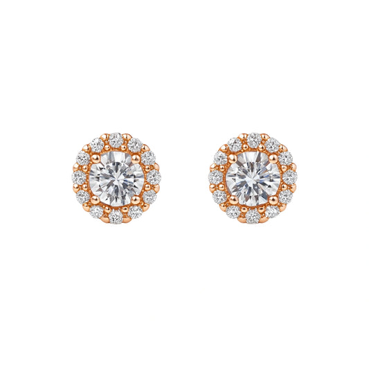 925 Silver Premium CZ Stud Earrings